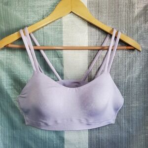 Lululemon Like A Cloud Lavender Light Support Sports Bra Yoga Fitness Women's 2